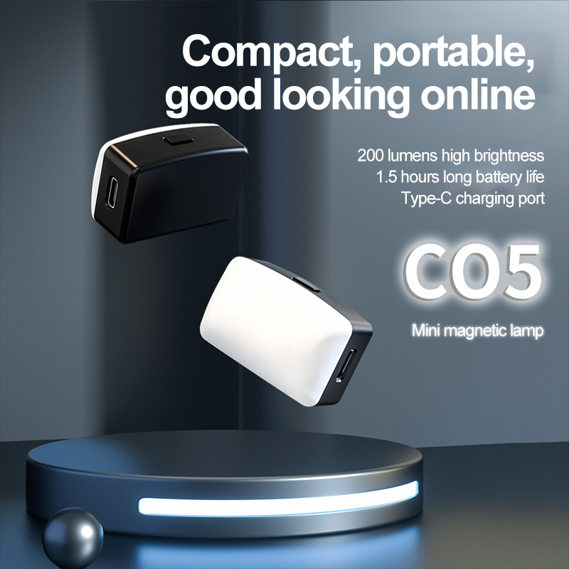 Photography Lighting Continuous - Mini Magnetic Selfie Fill Light Portable