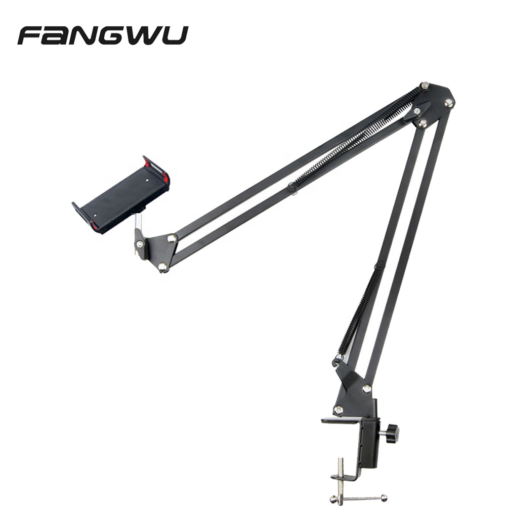 Boom Arm Stand - Adjustable Suspension Boom Mic Microphone Arm