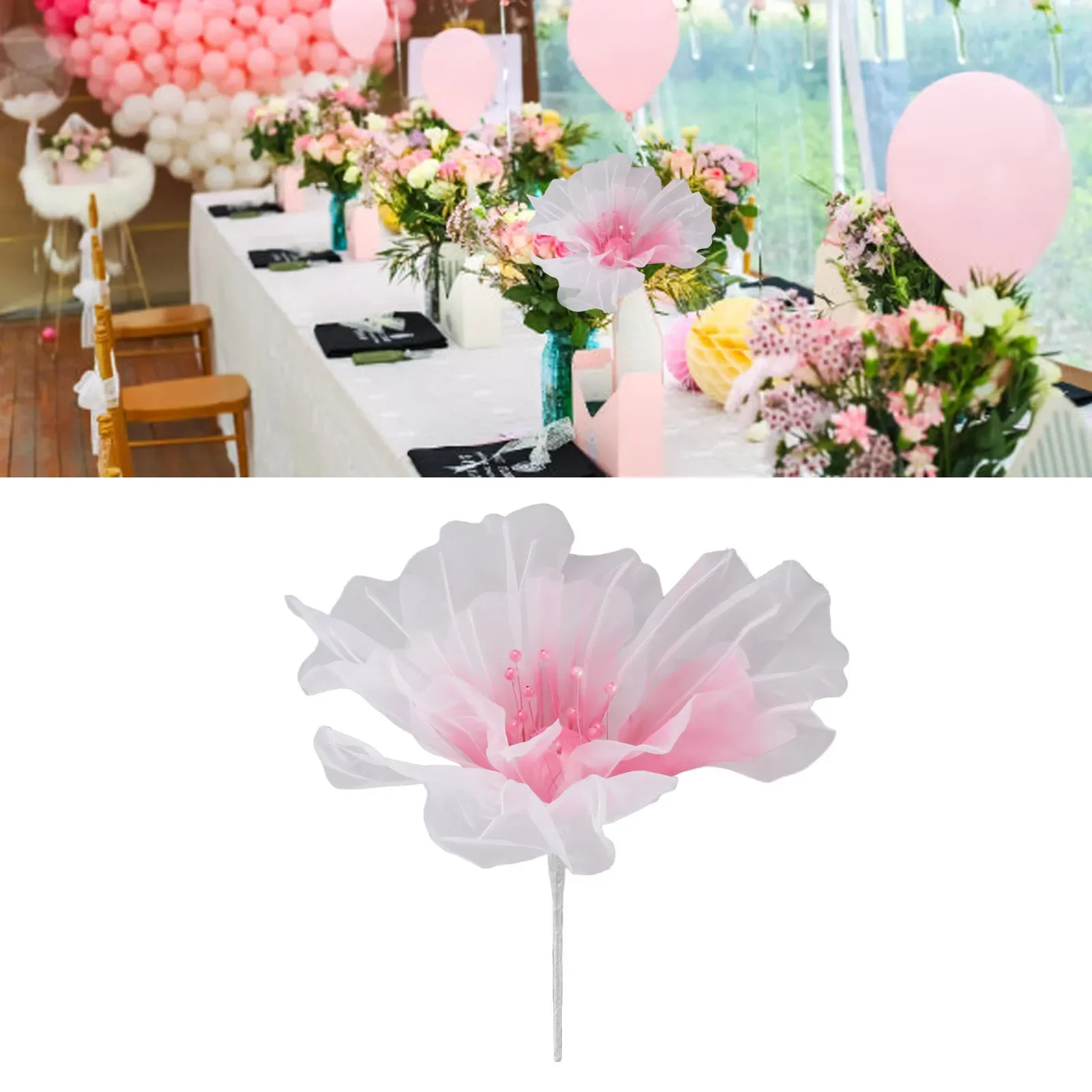 Gauze Flower 19.7in Diameter S - Photography Artificial Lighting 评论和价格