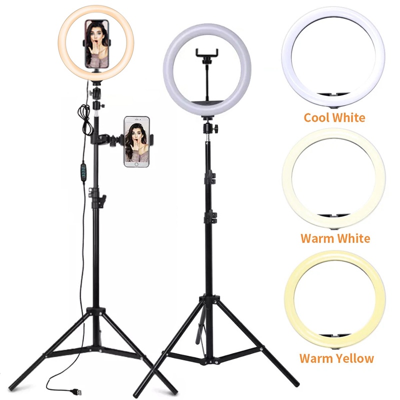 6/10/12 Inch LED Selfie Ring L - Photography Lighting Continuous 评论和价格