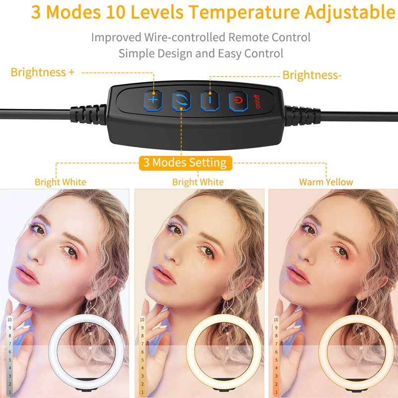 6/10/12 Inch LED Selfie Ring L - Photography Lighting Continuous 评论和价格