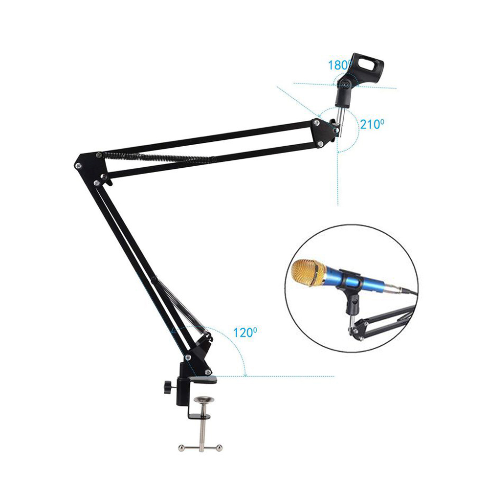 Foldable Metal Extendable Micr - Boom Arm Stand 评论和价格