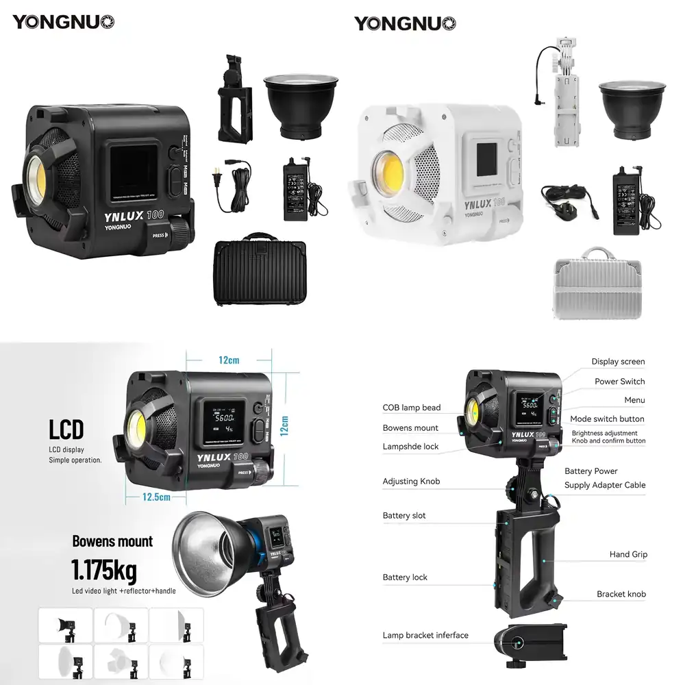 YONGNUO YNLUX100 100W 3200K-56 - Photography Lighting For Studio 评论和价格