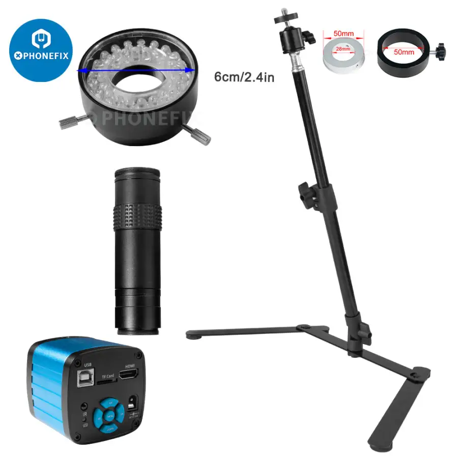 48MP Microscope Camera Set Uni - Photography Lighting Definition 评论和价格