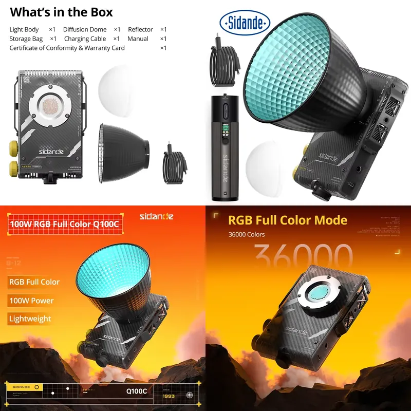 Brand For Sidande Q100C Q100Li - Photography Lighting Color 评论和价格
