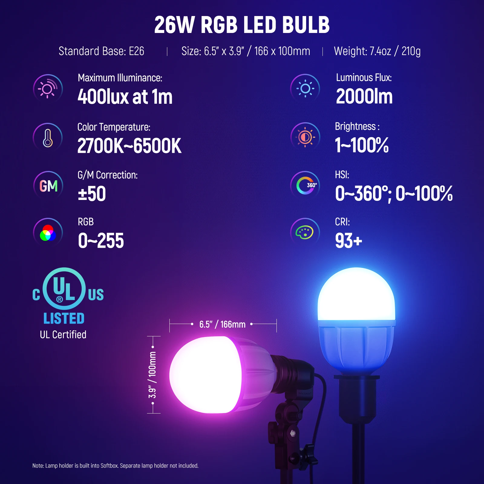 NEEWER RGB Softbox Lighting Ki - Lighting Effect In Photography 评论和价格