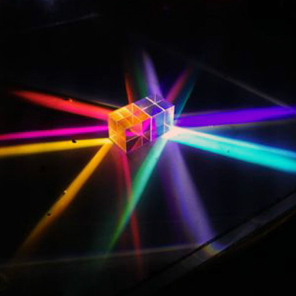 Glass Cube 12.7mm Dichroic Pri - Lighting Glass Photography 评论和价格