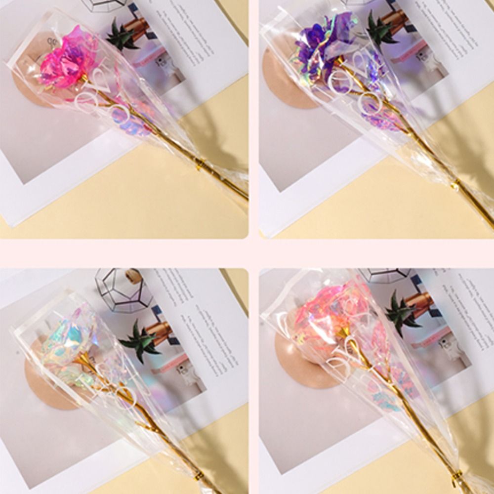 Glowing Gold Foil Rose Flower  - Photography Artificial Lighting 评论和价格