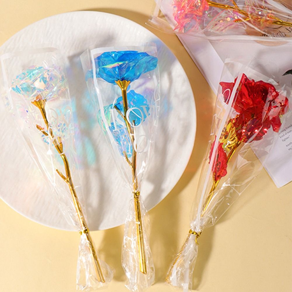 Glowing Gold Foil Rose Flower  - Photography Artificial Lighting 评论和价格