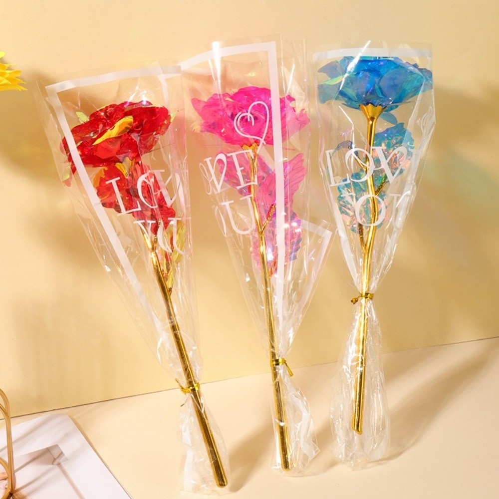 Glowing Gold Foil Rose Flower  - Photography Artificial Lighting 评论和价格