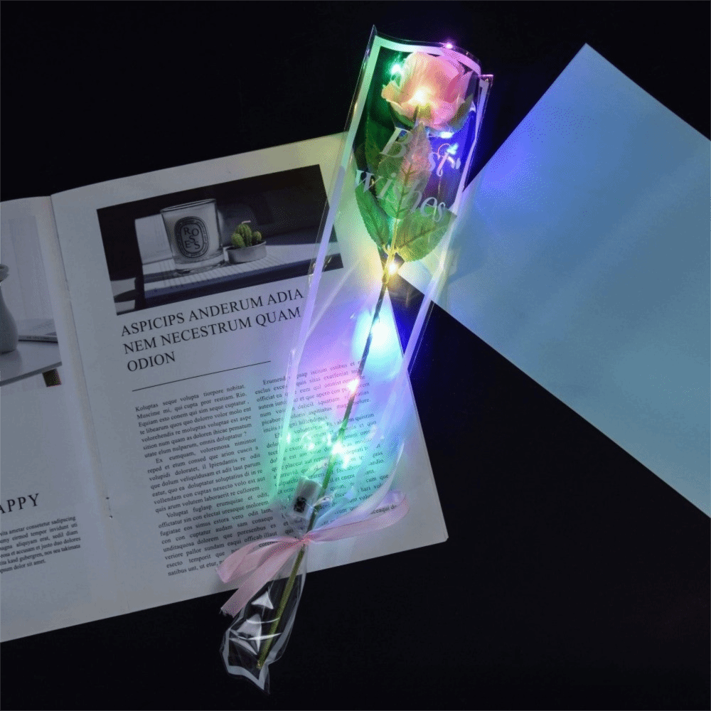 Glowing Artificial Rose Flower - Photography Artificial Lighting 评论和价格