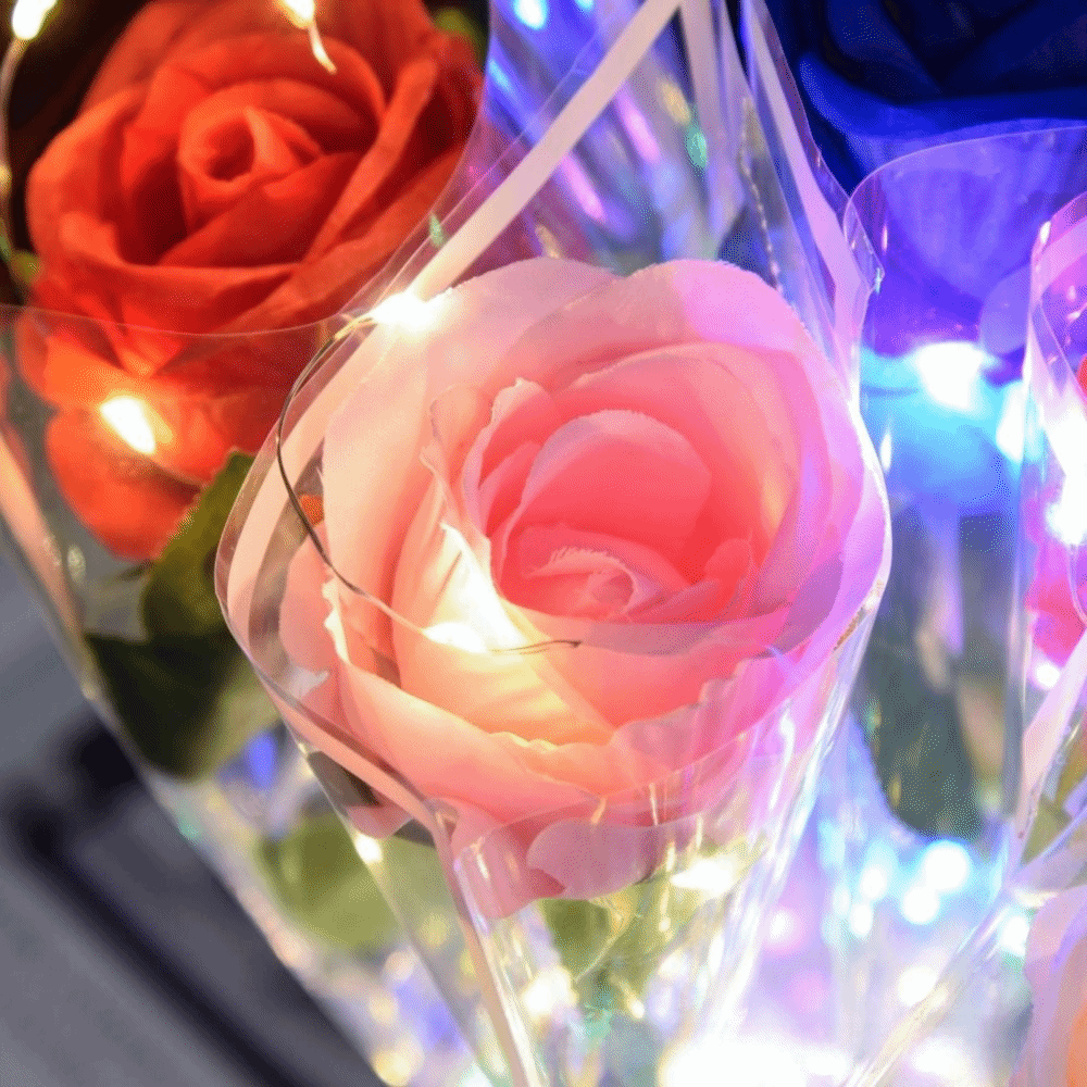 Glowing Artificial Rose Flower - Photography Artificial Lighting 评论和价格