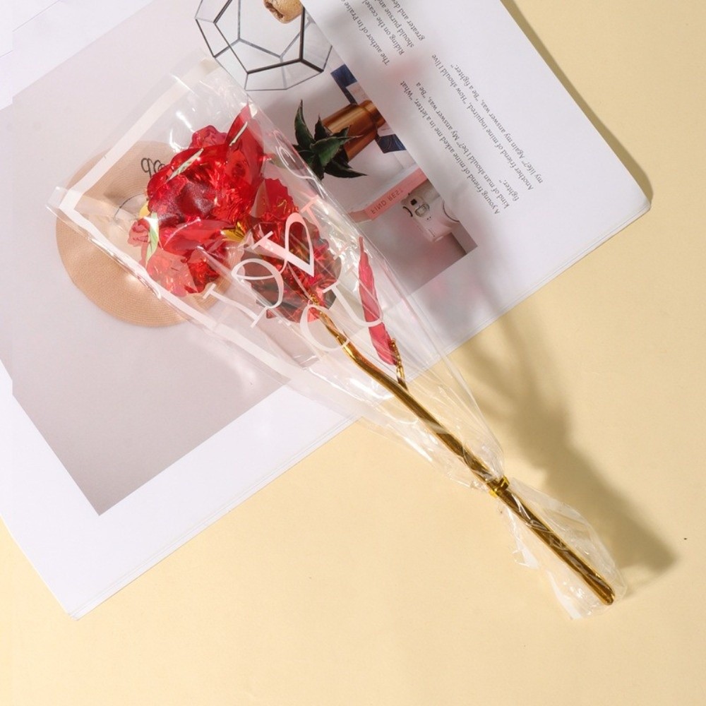 Glowing Gold Foil Rose Flower  - Photography Artificial Lighting 评论和价格