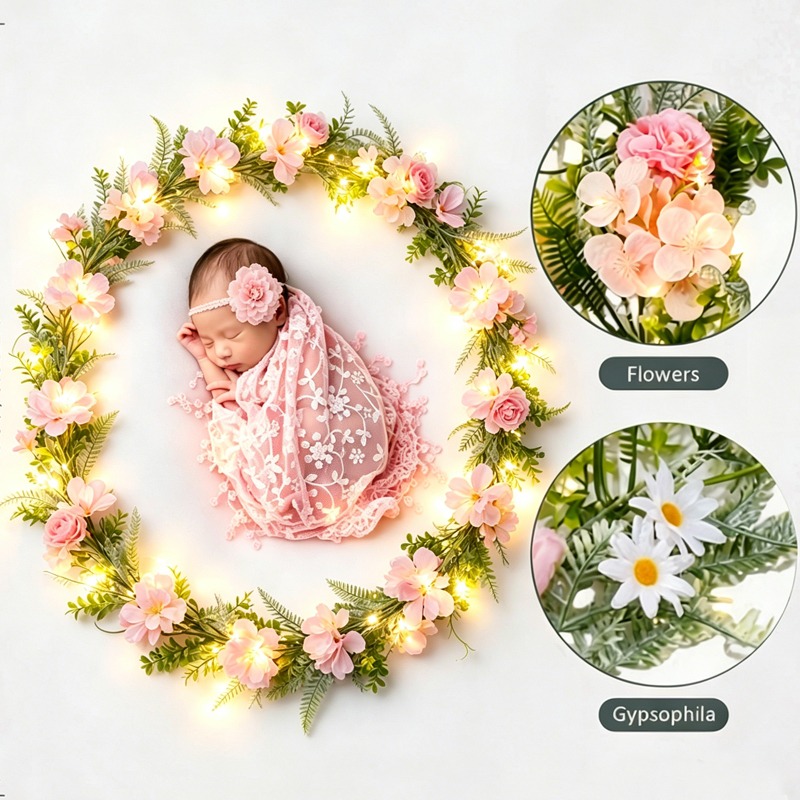 LED Artificial Peony Daisy Vin - Photography Artificial Lighting 评论和价格