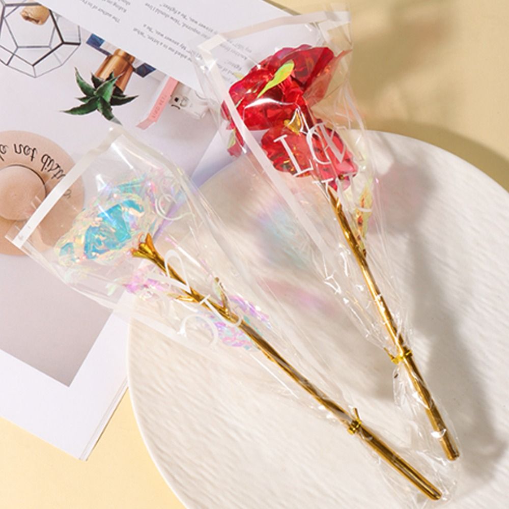 Glowing Gold Foil Rose Flower  - Photography Artificial Lighting 评论和价格