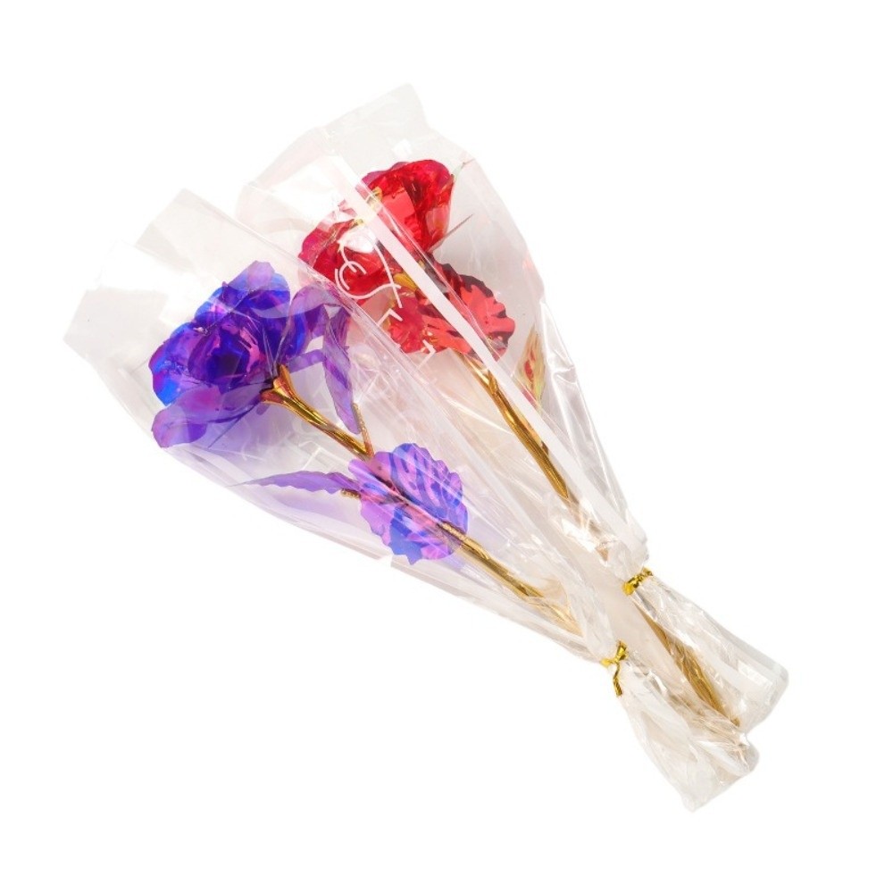 Glowing Gold Foil Rose Flower  - Photography Artificial Lighting 评论和价格