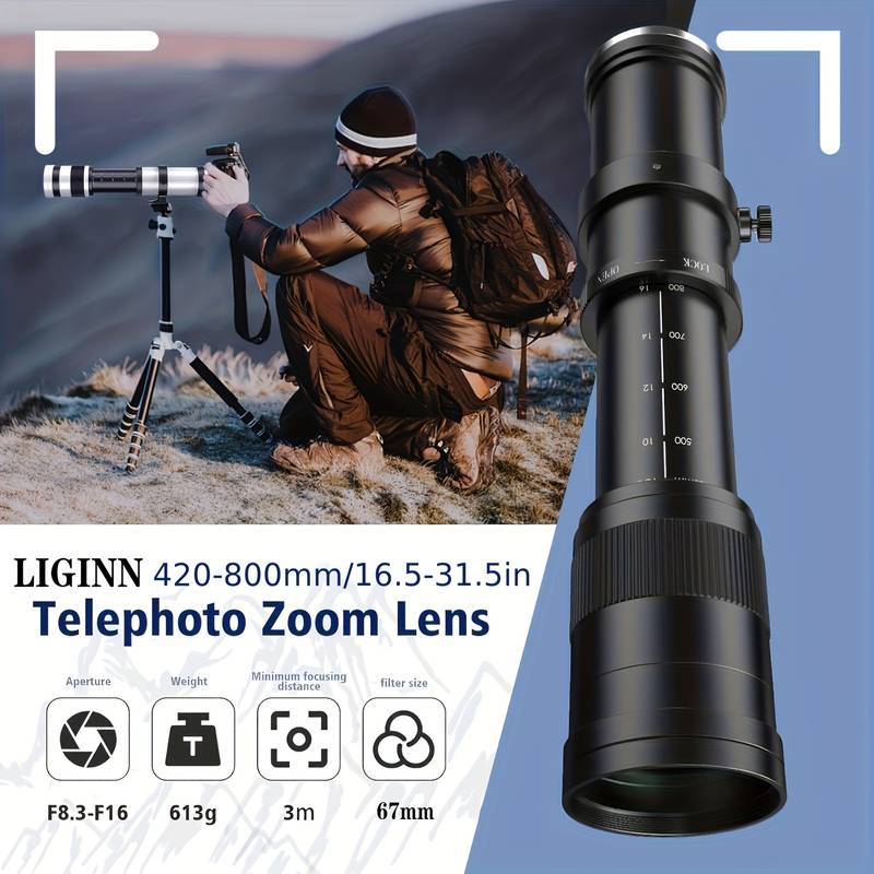 420-800mm F8.3 Full-Frame Medi - Macro Photography Lighting Kit 评论和价格
