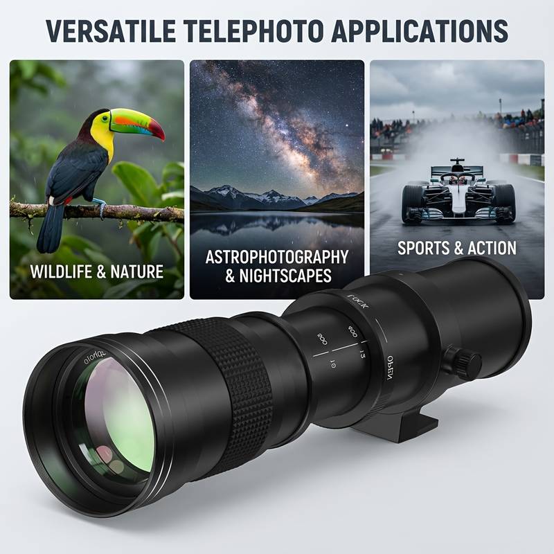 420-800mm F8.3 Full-Frame Medi - Macro Photography Lighting Kit 评论和价格
