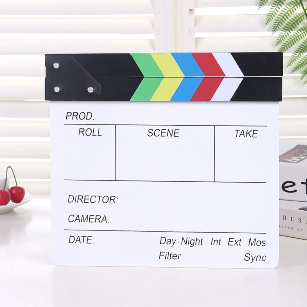 Acrylic Regisseur Scene Clappe - Photography Lighting Led 评论和价格