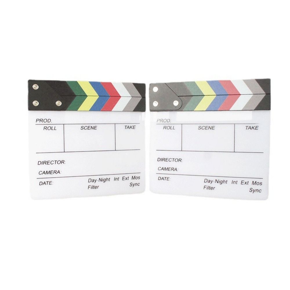 Acrylic Regisseur Scene Clappe - Photography Lighting Led 评论和价格