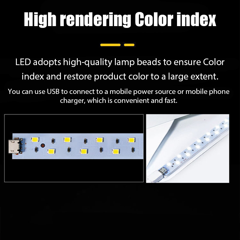 Folding Lightbox Portable Phot - Macro Photography Lighting Kit 评论和价格