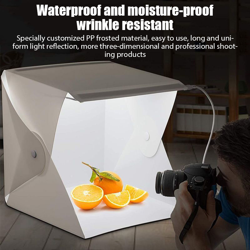 Folding Lightbox Portable Phot - Macro Photography Lighting Kit 评论和价格