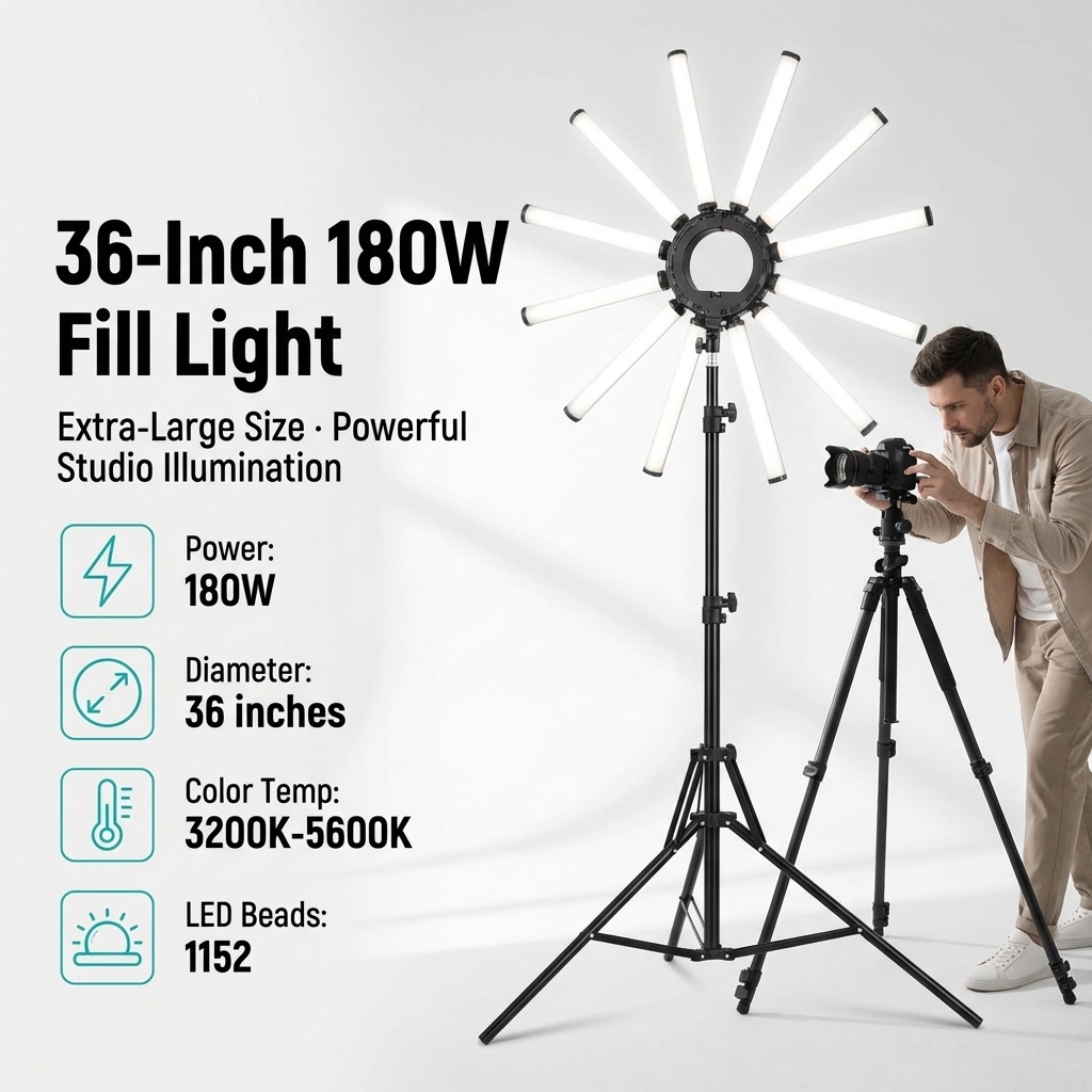 12 Arms Multi Tube Photography - Photography Lighting For Studio 评论和价格