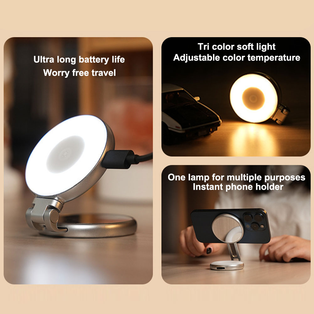 3-in-1 Magnetic Selfie Light w - Photography Lighting Video 评论和价格