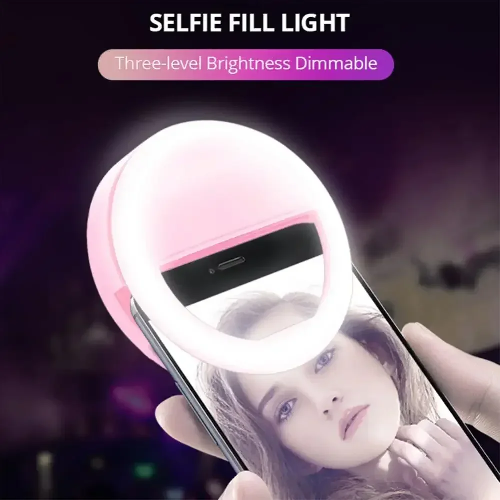 LED Selfie Ring Light Mobile P - Photography Lighting Continuous 评论和价格