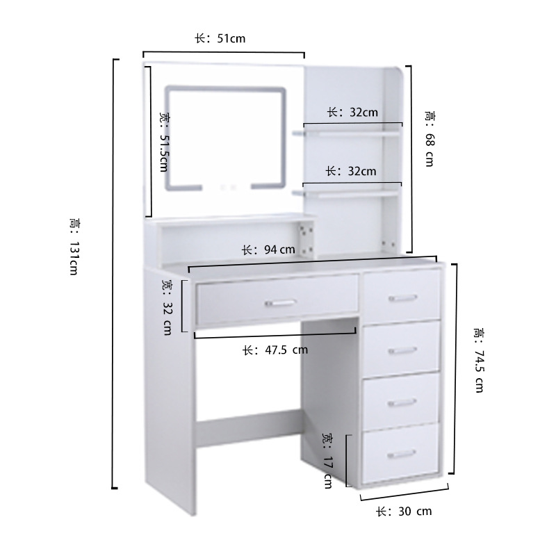 Dresser, Mirror Table, Adjusta - Photography Lighting Test 评论和价格