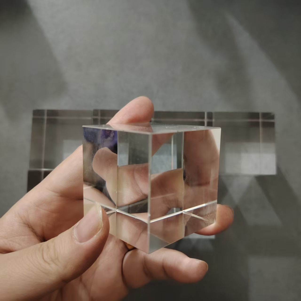 2 Pcs K9 Glass Cube Prism Righ - Lighting Glass Photography 评论和价格
