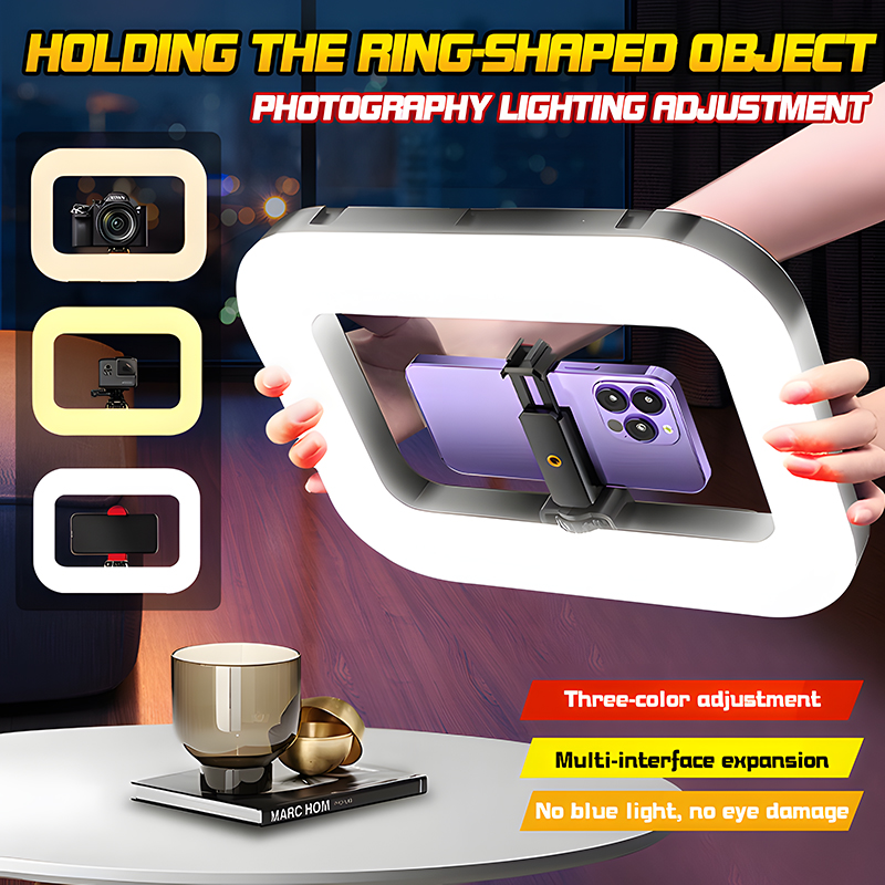 Roreta Handheld Ring LED Recha - Photography Artificial Lighting 评论和价格