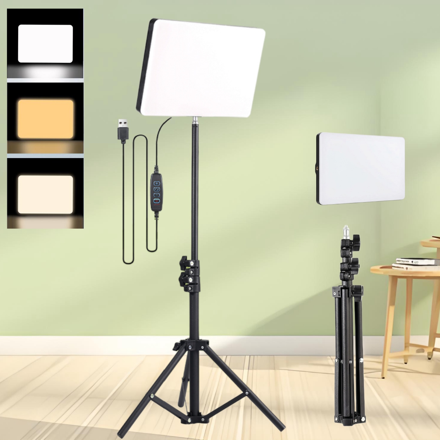 Live Streaming Ring Light Set: - Photography Lighting Color 评论和价格