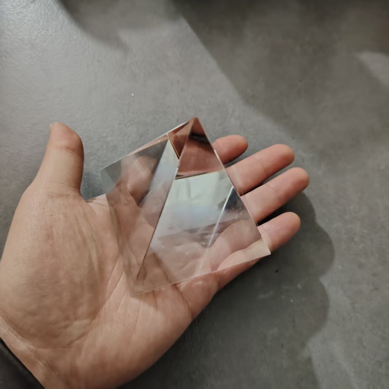 1PC 80mm Quadrangular Pyramid  - Photography Lighting Test 评论和价格
