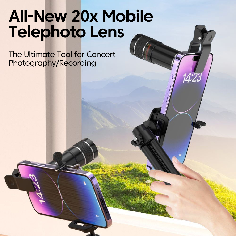 Universal 20x Telephoto Phone  - Photography Lighting Definition 评论和价格