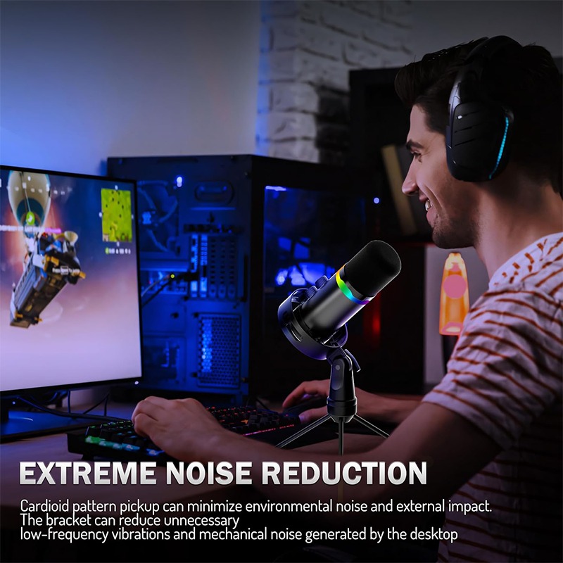 USB Gaming Microphone with Boo - Boom Arm Stand 评论和价格