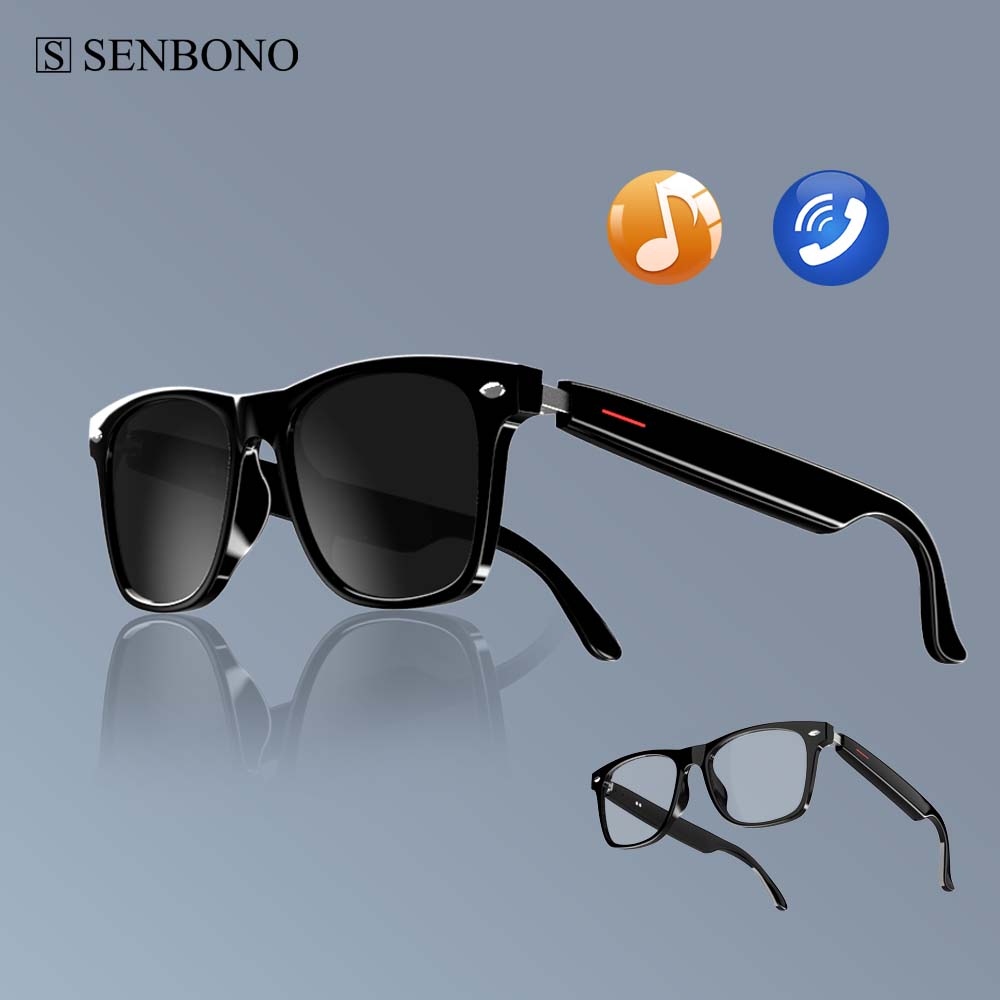 SENBONO E13 Smart Glasses:Blue - Photography Lighting Gear 评论和价格