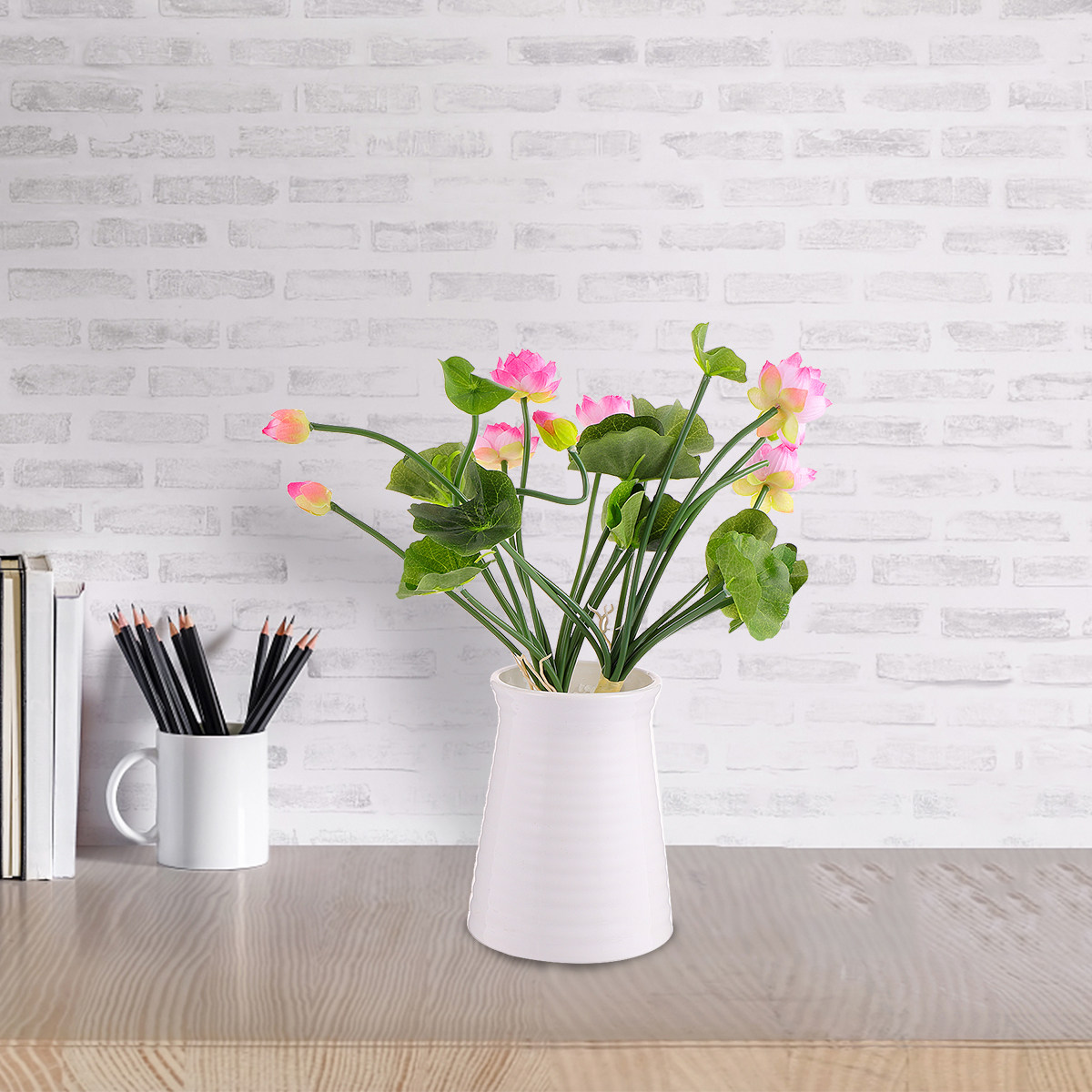 2Pcs Premium Artificial Lotus  - Photography Artificial Lighting 评论和价格